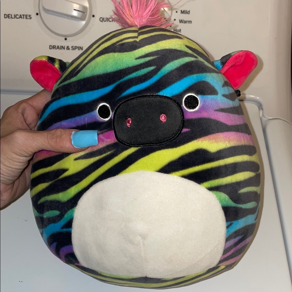Squishmallows Vibrant Zebra Plush